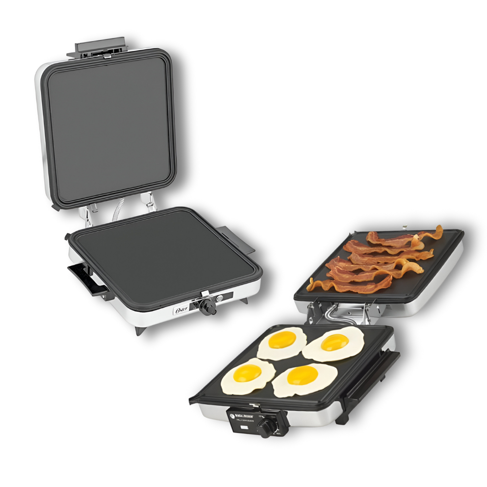Plancha Sandwichera Waflera 4 Puestos Oster CG-120