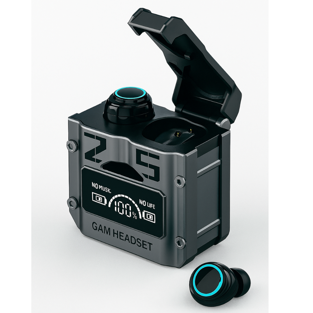 Audífonos Bluetooth Gamer TWS M25 Inalámbricos LED IPX6