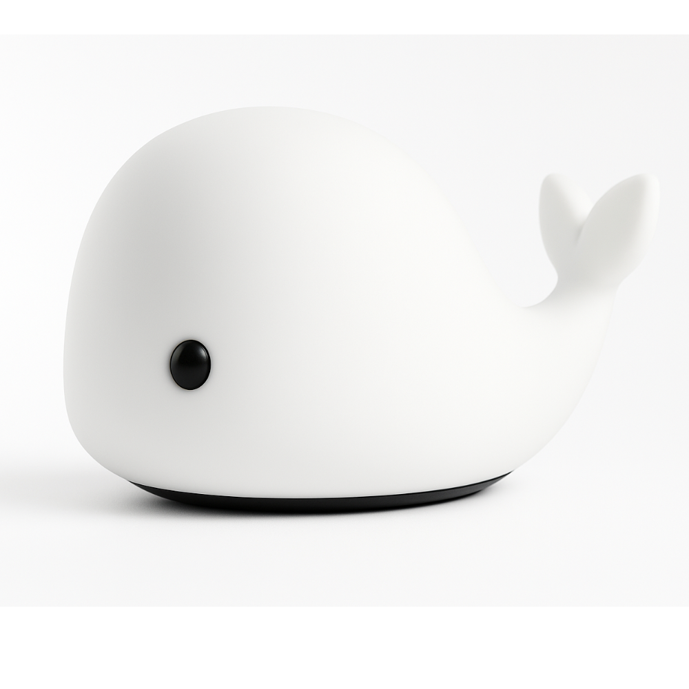 Lámpara Led Infantil Ballena Multicolor Luz Nocturna Usb