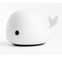 Thumbnail for Lámpara Led Infantil Ballena Multicolor Luz Nocturna Usb