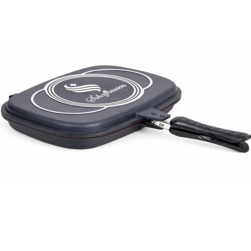 Sartén Doble Parrilla Mármol Schaffhausen Antiadherente 36Cm