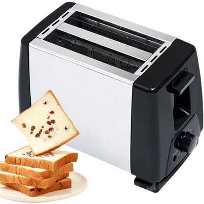 🥪ostadora Eléctrica 2 Rebanadas 650W Sokany Bandeja Extraíbl