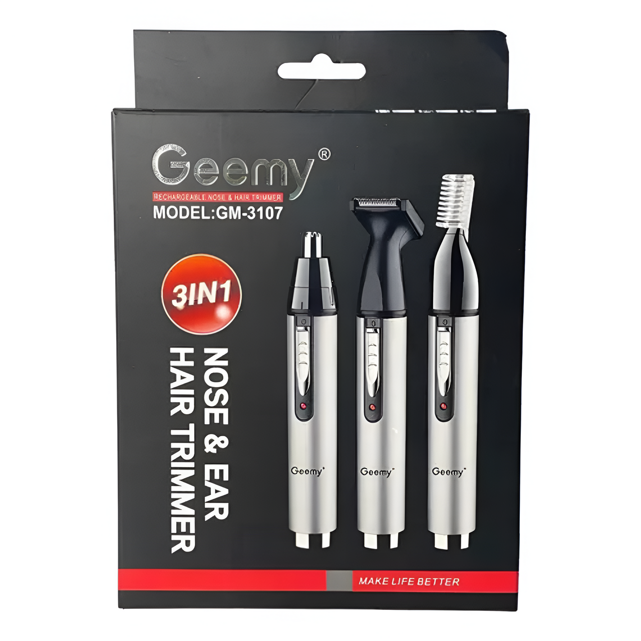 ✨ Patillera Depilatoria Eléctrica 3 En 1 Corta Vellos Nariz