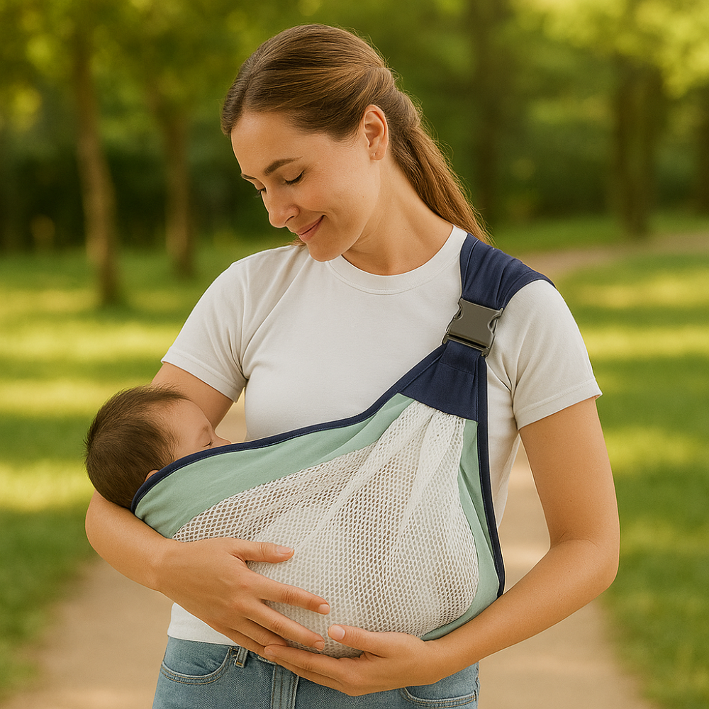 Cargador Fular Ergonómico Porta Bebé Recién Nacido Ajustable