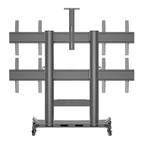 Soporte Tv Pedestal Reforzado 4 Pantallas 40 A 55 Pulgadas