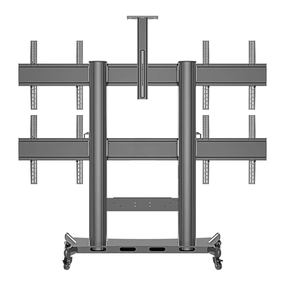Soporte Tv Pedestal Reforzado 4 Pantallas 40 A 55 Pulgadas