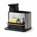 Dispensador de Jabón Líquido para Cocina con Porta Esponja 2 en 1 Antideslizante Diseño Moderno