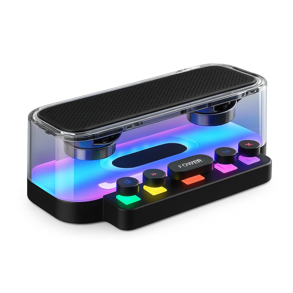 Parlante Bluetooth Z6 RGB Gamer Con Teclas Mecánicas Portátil