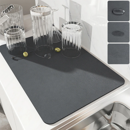 🧼✨Tapete Absorbente Para Cocina Escurridor De Platos 50 X40cm💧🍽️