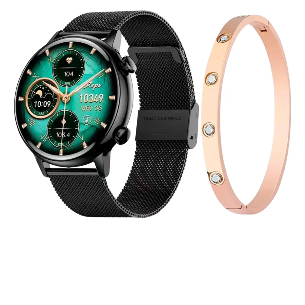Reloj Smartwatch Inteligente Mujer Sumergible 3 Pulzos Roman