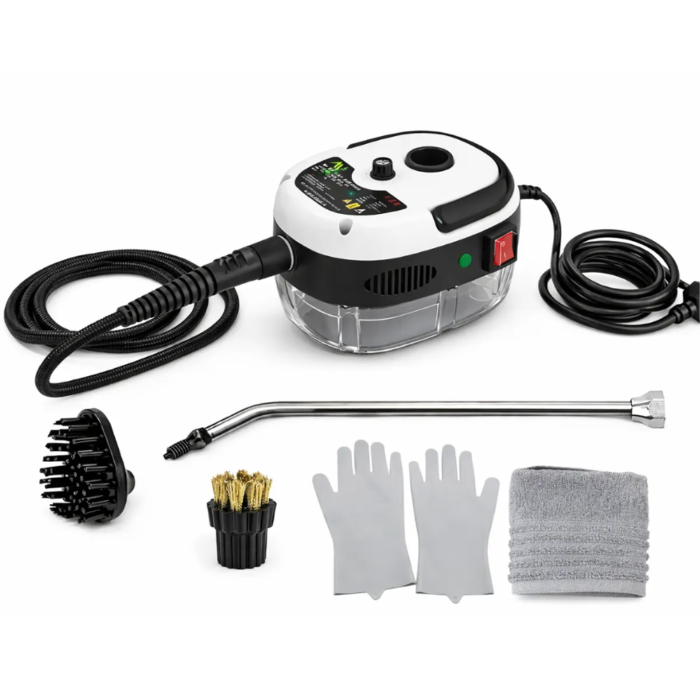 Limpiador a Vapor Eléctrico de Alta Presión 2500W Portátil para Hogar y Cocina