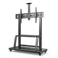 Soporte Pedestal Tv 98 A 150 Móvil Ruedas Resistente