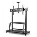 Soporte Pedestal Tv 98 A 150 Móvil Ruedas Resistente