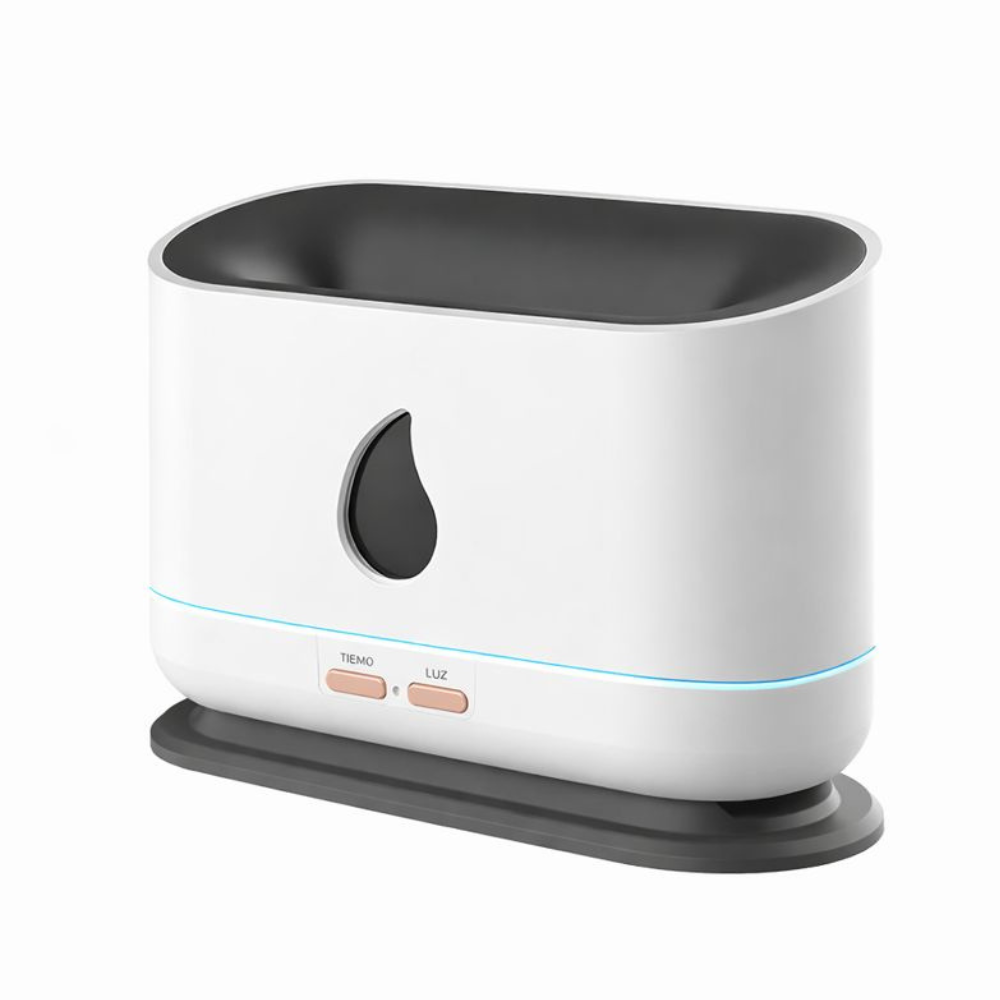 Humidificador Gotita A10 Llama Aroma Difusor Aceites Esencia Blanco 110v