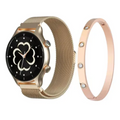 Smartwatch Reloj Para Dama Sumergible 3 Pulzos Gtide Romance