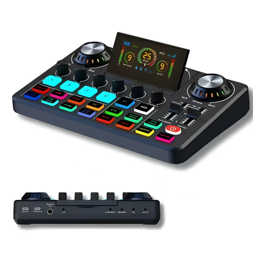 Tarjeta De Sonido Profesional F668 Bluetooth Usb Streaming Live