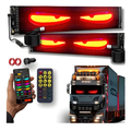Letrero Pantalla Led Ojos Camion Bus Programable 176x19 Cm