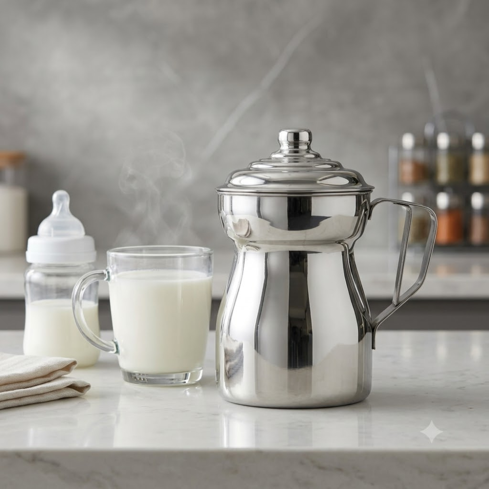 Olleta Jarra Hervidor Leche Cafe Acero Quirurgico T304 400ml