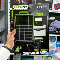 Thumbnail for Panel Solar De Bateria Interna Recargable 2400mah 20w Gd120