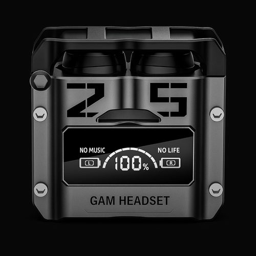 Audífonos Bluetooth Gamer TWS M25 Inalámbricos LED IPX6