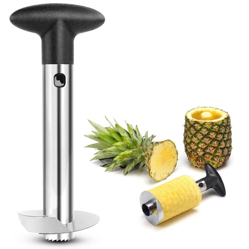 Pelador De Piña Cortador Rebanador Espiral Metálico