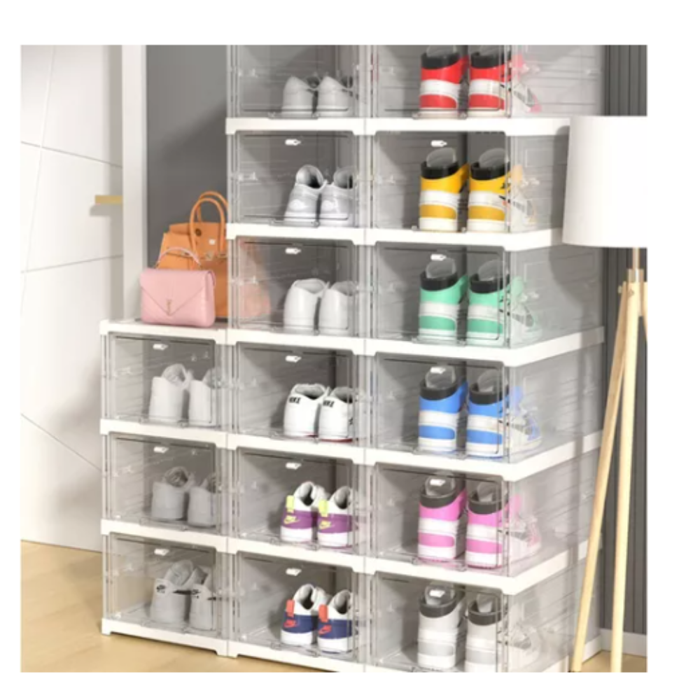 👟📦Organizador Plegable Para Zapatos Multifunción De 3 Niveles🧺✨
