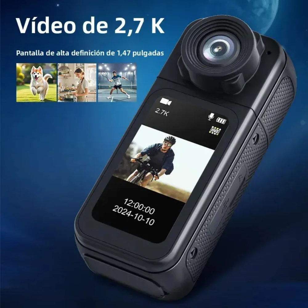 Camara Deportiva Mini Sport Cam Wifi Lente Magnética Full Hd