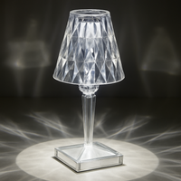 Thumbnail for Lámpara LED Decorativa Cristal USB 3 Tonos Táctil Recargable