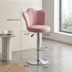 Silla Barra Bar Isla Cocina Butaco Giratoria Premium Alto