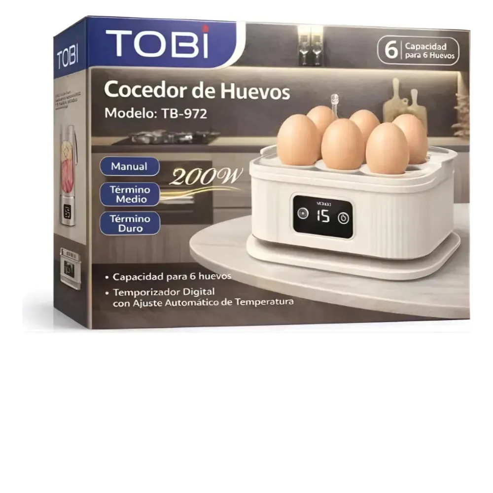 Olla Hervidor Huevos Cocidos Electrica Digital Vaporera