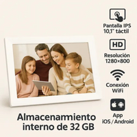 Thumbnail for Portarretratos Digital Cuadro Marco 10.1 32gb Frameo