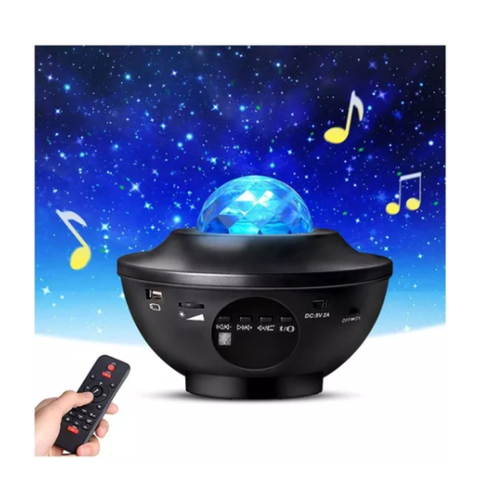 🌌✨Proyector De Luces Galaxia Nebulosa Led Parlante Control Remoto🎶🌠