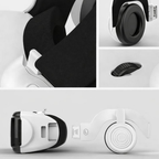 Gafas Vr Shinecon Con Auriculares, Experiencia 360°