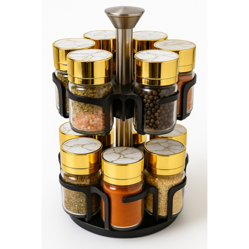 🧂Especiero Condimentero Premium Vidrio X12 Acero Inoxidable ❤️