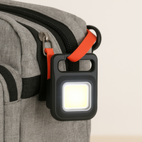 Thumbnail for Linterna Led Recargable Táctica Llavero Camping Destapador Mini Linterna Portátil EDC Emergencia Camping Hogar