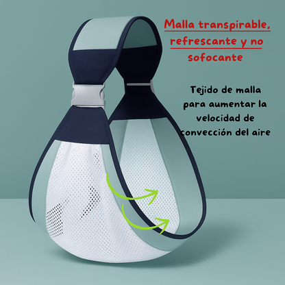 Cargador Fular Ergonómico Porta Bebé Recién Nacido Ajustable