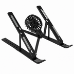 Soporte Plegable Para Portátil Con Ventilador Metálico