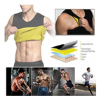 Faja Termica Reductora Chaleco Sauna Hombre Gimnasio