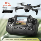 Drone Mini Dual Cámara Pantalla Doble Bateria Motor Brushles