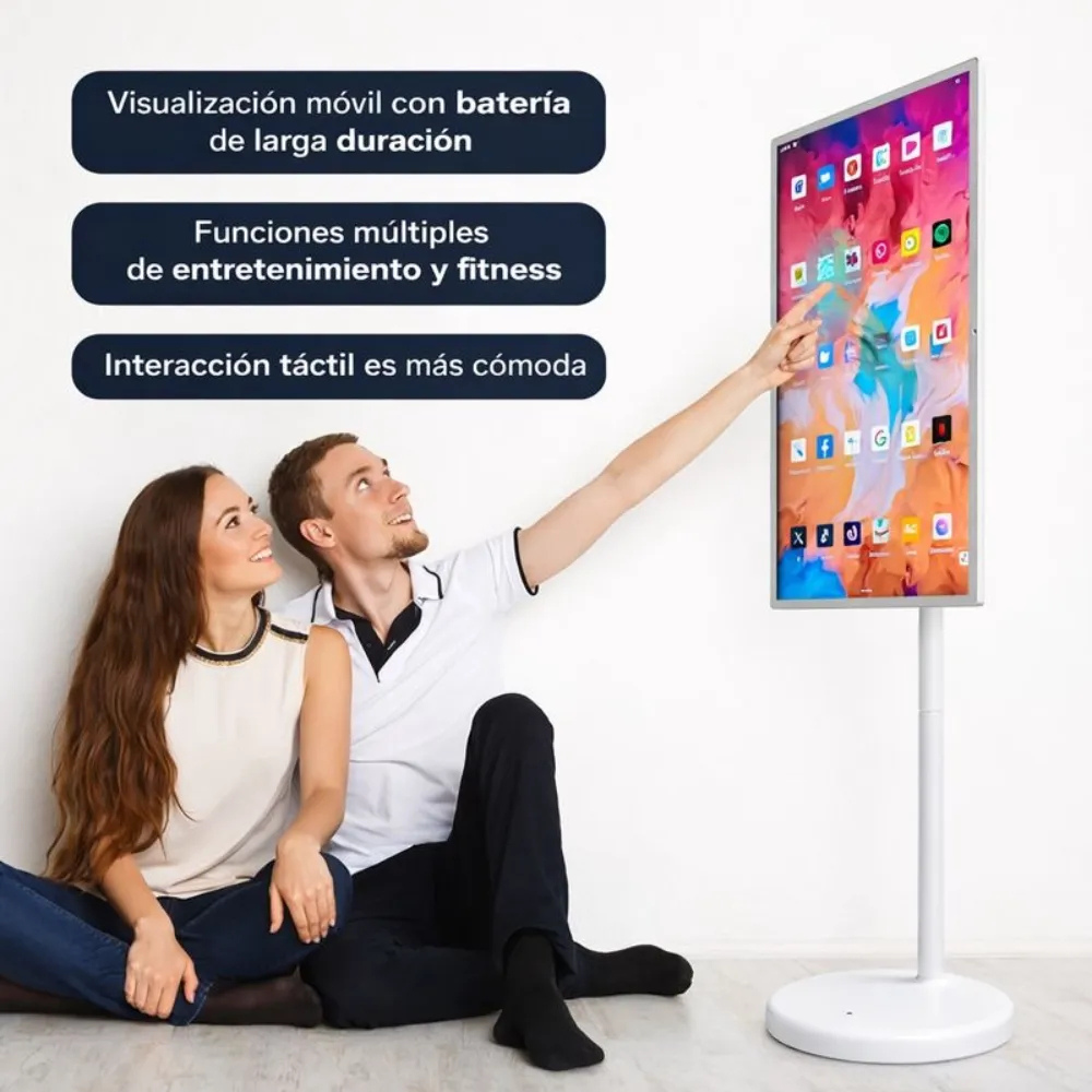 Pantalla Tablet 27 Pulgadas Inteligente Android Pedestal 128