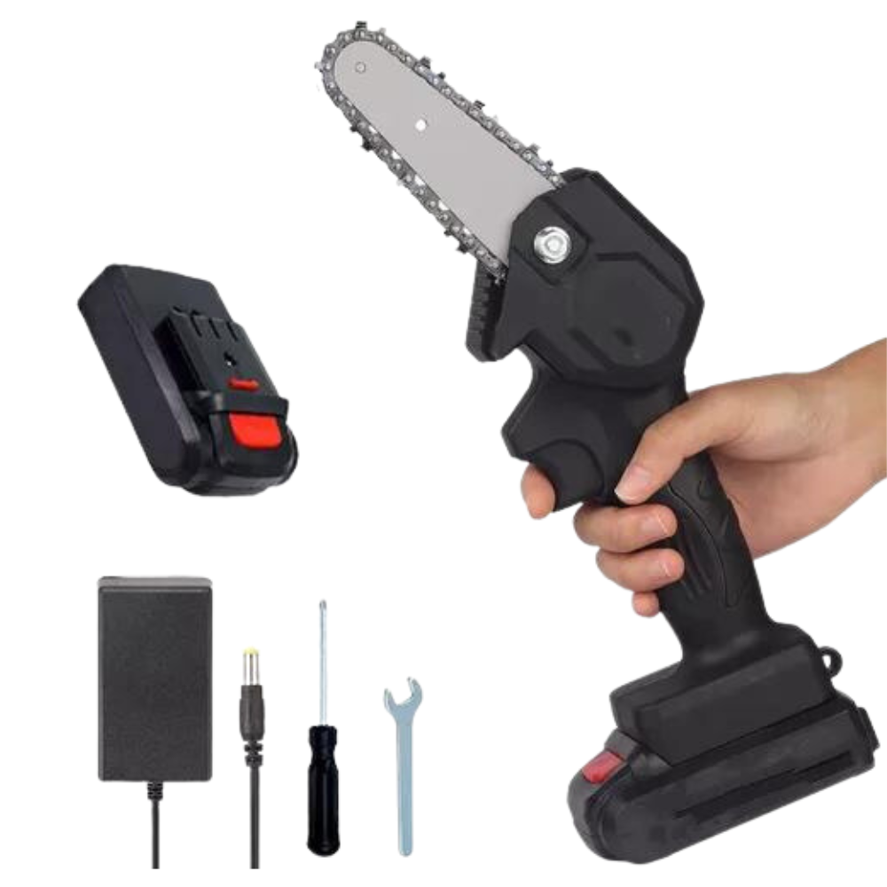 🪓Mini Motosierra Potente Mano Portátil Eléctrica Recargable 24V 4169 13.🛠️🔋