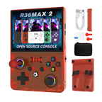 Consola Retro Portátil R36 Max 2 WiFi Pantalla IPS 4.5 Linux RGB 4000 MAh 30 Emuladores