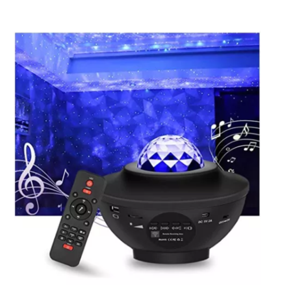 🌌✨Proyector De Luces Galaxia Nebulosa Led Parlante Control Remoto🎶🌠