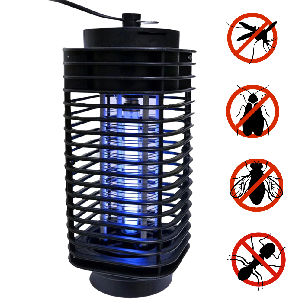 🦟💡Lampara Eléctrica Mata Mosquitos Atrapa Insectos🦟💡