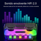 Parlante Bluetooth Z6 RGB Gamer Con Teclas Mecánicas Portátil