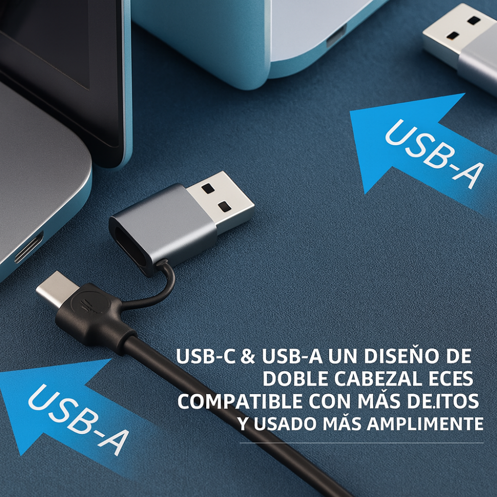 Convertidor USB Tipo C a 3 Puertos USB + Puerto RJ45 Red Ethernet Alta Velocidad
