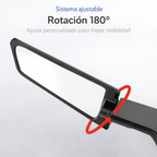 Espejo Retrovisor Tipo Alerón Deportivo Universal Para Moto Naked