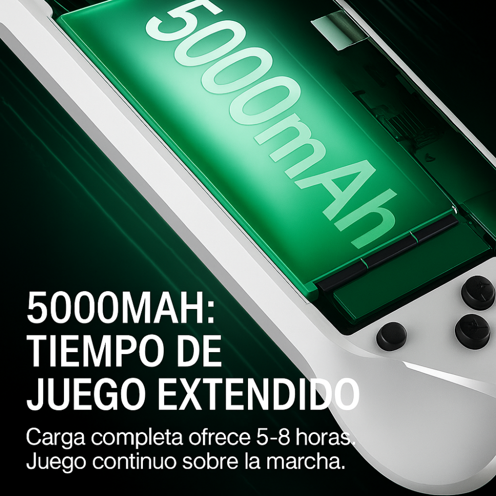 Consola De Juegos Portátil E6 Blanca Wifi 5000mah Retro