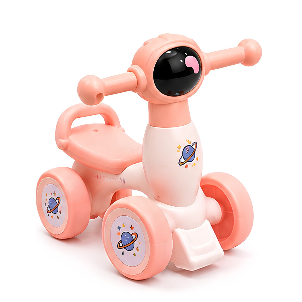 Triciclo Infantil Aprendizaje 4 Ruedas Música Luces Caminador Niños