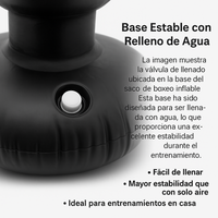 Saco Boxeo Inflable Con Guantes Niños Adultos 160cm PVC